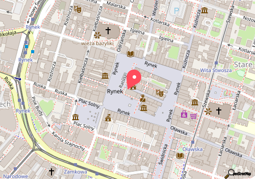 mapa lokalizacji Restaurant & Cocktail Bar Pod Papugami