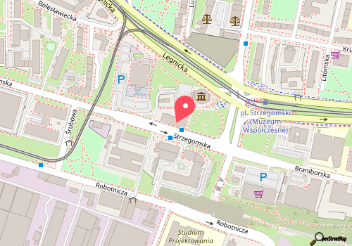 mapa lokalizacji DB Hotel Wrocław