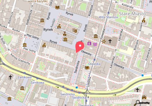 mapa lokalizacji Spaceruj nad Odrą wraz z krasnalami